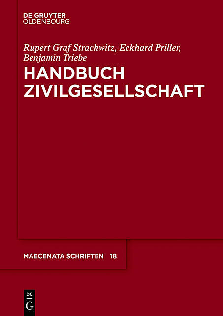 Handbuch Zivilgesellschaft, Benjamin Triebe, Eckhard Priller, Rupert Graf Strachwitz