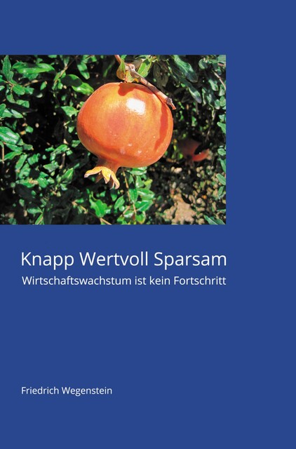 Knapp Wertvoll Sparsam, Friedrich Wegenstein