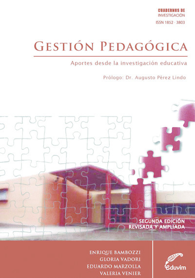 Gestión pedagógica, Enrique Bambozzi, Gloria Vadori, Eduardo Marzolla