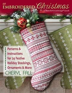 Embroidered Christmas, Cheryl Fall