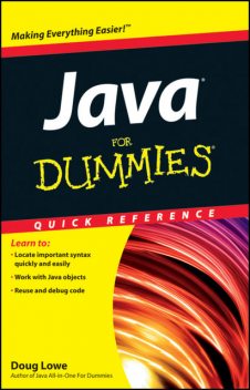 Java For Dummies Quick Reference, Doug Lowe