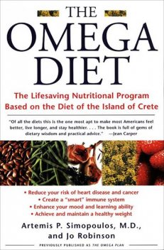 The Omega Diet, Artemis P. Simopoulos, Jo Robinson