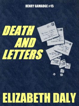 Death and Letters, Elizabeth Daly