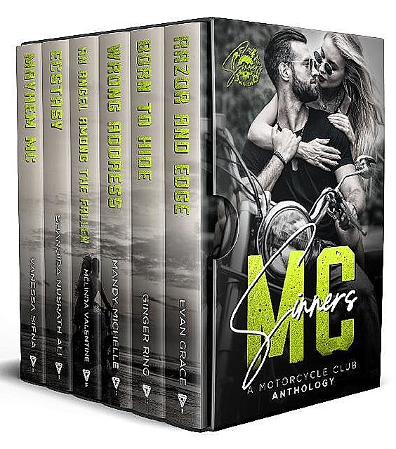 Sinners MC: A Motorcycle Club Anthology, Ginger Ring, Evan Grace, Mandy Michelle, Melinda Valentine, Shanjida Nusrath Ali, Vanessa Siena