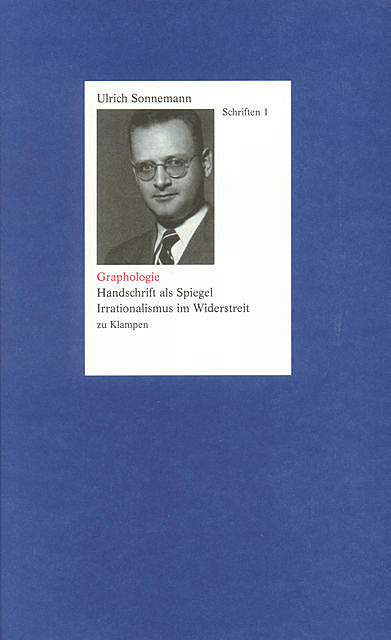 Schriften/Graphologie, Ulrich Sonnemann