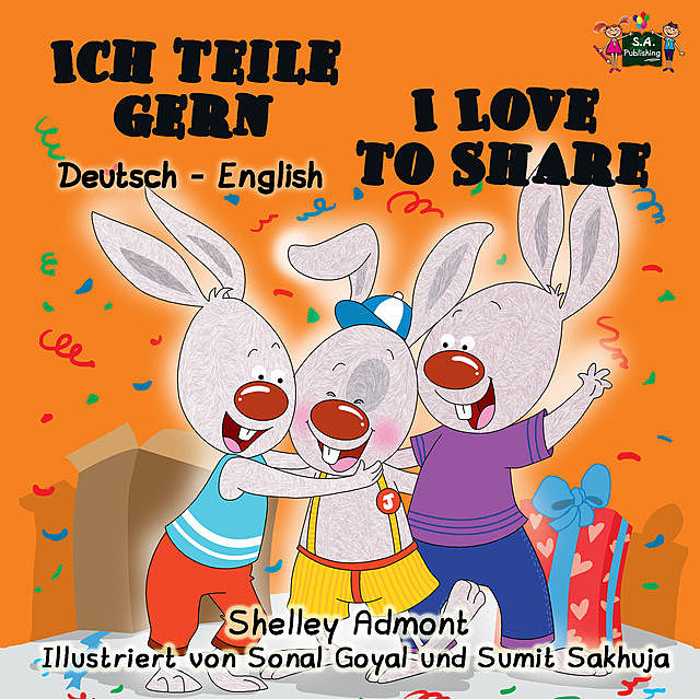 Ich teile gern I Love to Share, KidKiddos Books, Shelley Admont