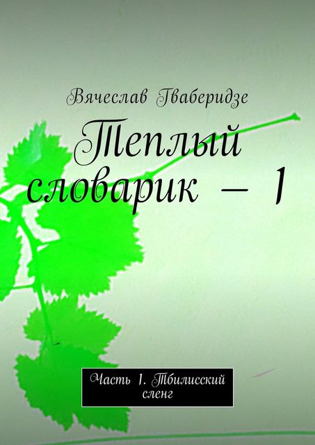 Теплый словарик – 1, Вячеслав Гваберидзе