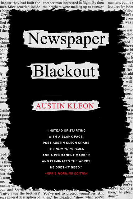 Newspaper Blackout, Austin Kleon