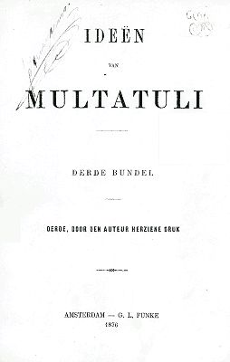 Ideën III, Multatuli