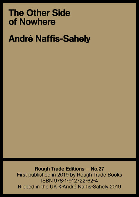 The Other Side of Nowhere, André Naffis-Sahely