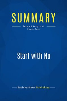 Summary : Start With No – Jim Camp, BusinessNews Publishing