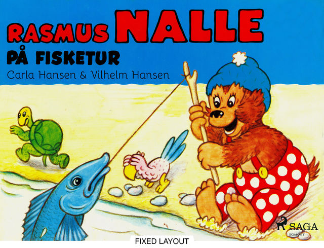 Rasmus Nalle på fisketur, Carla Hansen, Vilhelm Hansen