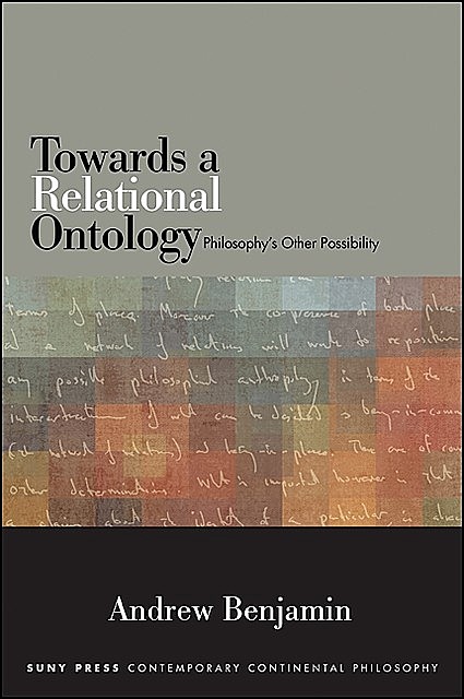 Towards a Relational Ontology, Andrew Benjamin