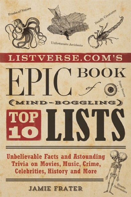 Listverse.com's Epic Book of Mind-Boggling Top 10 Lists, Jamie Frater