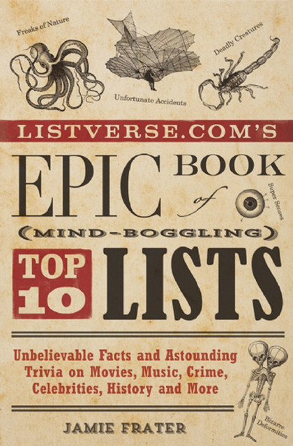 Listverse.com's Epic Book of Mind-Boggling Top 10 Lists, Jamie Frater