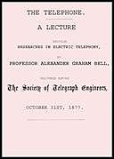 The Telephone A lecture entitled Researches in Electric Telephony, Alexander Bell