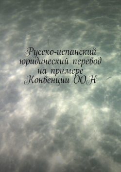 Русско-испанский юридический перевод на примере Конвенции ООН, Вадим Снегирев