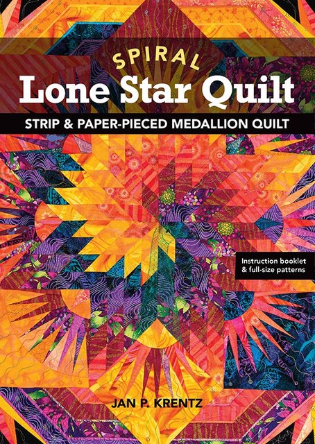 Spiral Lone Star Quilt, Jan Krentz