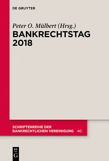 Bankrechtstag 2018, Peter O. Mülbert