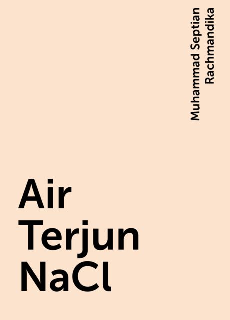 Air Terjun NaCl, Muhammad Septian Rachmandika
