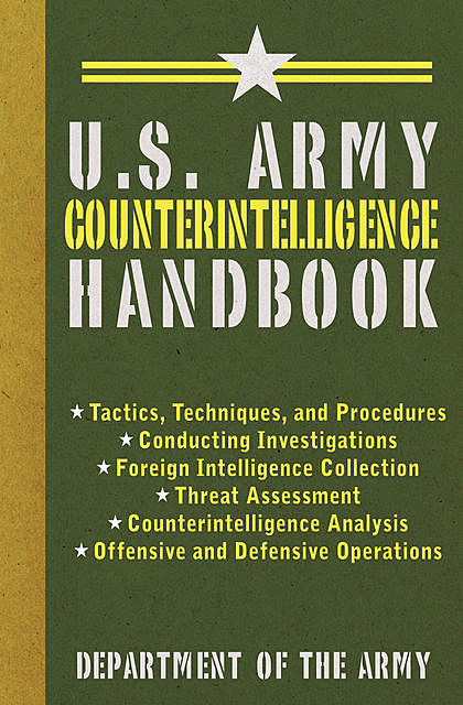 U.S. Army Counterintelligence Handbook, Army