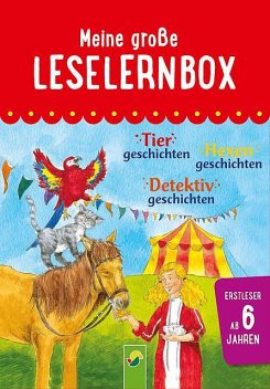 Meine große Leselernbox: Tiergeschichten, Hexengeschichten, Detektivgeschichten, Anke Breitenborn, Carola von Kessel