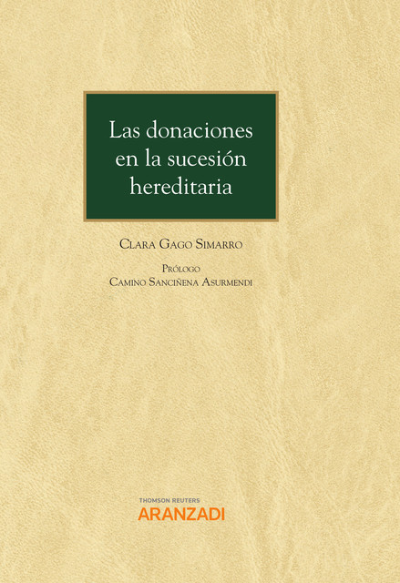 Las donaciones en la sucesión hereditaria, Clara Gago Simarro