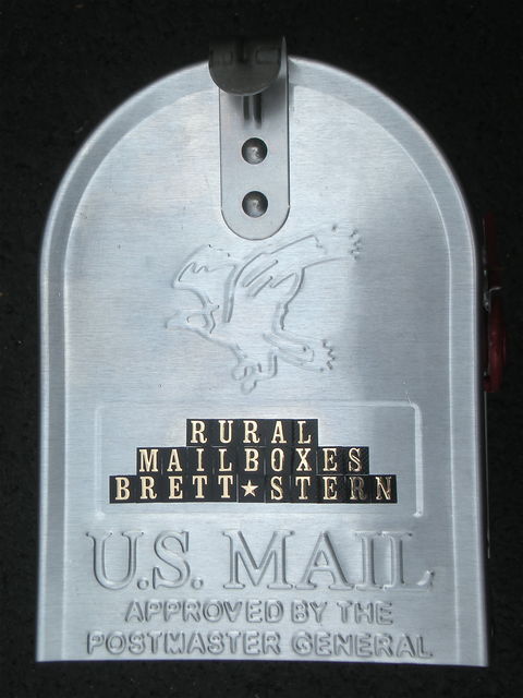 Rural Mailboxes, Brett Stern