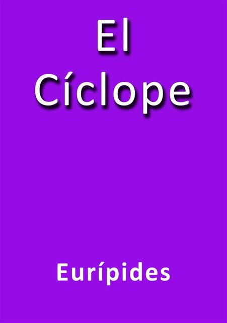 El Cíclope, Eurípides