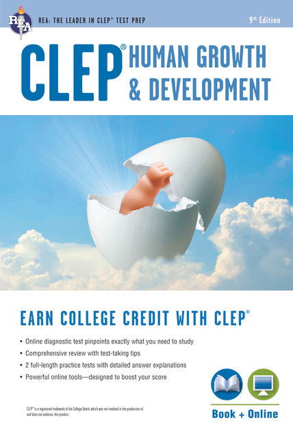 CLEP® Human Growth & Development Book + Online, Patricia Heindel