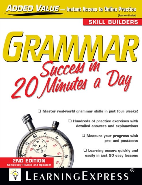 Grammar Success in 20 Minutes a Day, LearningExpress Editor
