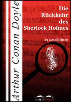 Die Rückkehr des Sherlock Holmes, Arthur Conan Doyle