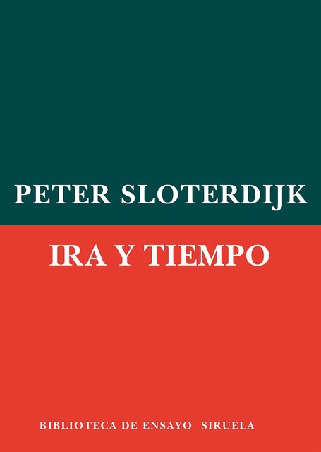Ira y tiempo, Peter Sloterdijk