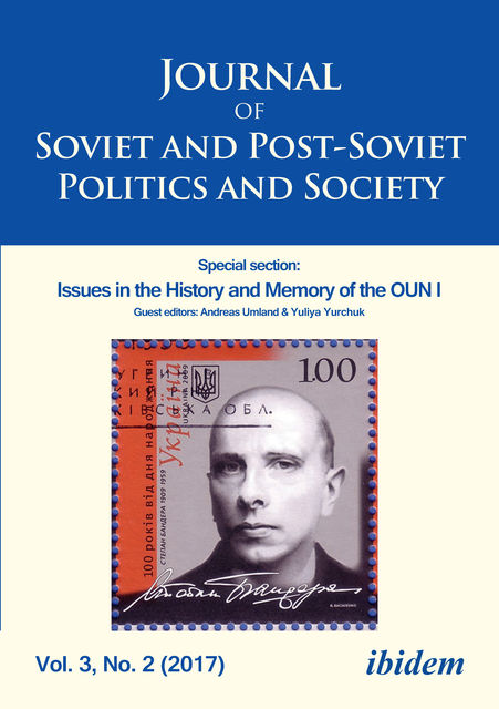 Journal of Soviet and Post-Soviet Politics and Society, Julie Fedor, Andreas Umland, Yuliya Yurchuk