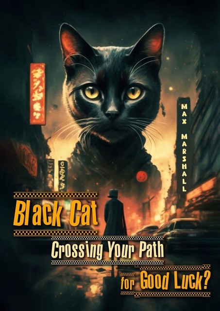 Black Cat Crossing Your Path for Good Luck, Max Marshall