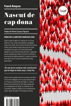 Nascut de cap dona, Franck Bouysse