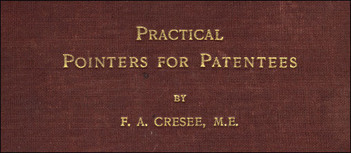 Practical Pointers for Patentees, Franklin Cresee