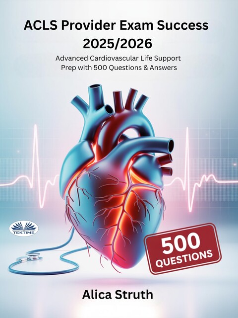 ACLS Provider Exam Success 2025/2026-Advanced Cardiovascular Life Support Prep With 500 Questions & Answers, Alica Struth
