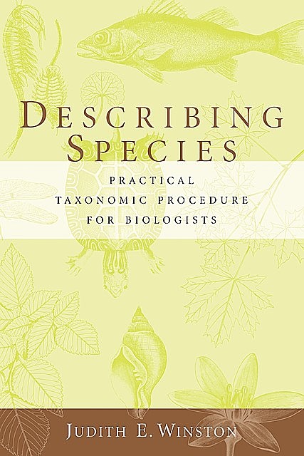 Describing Species, Judith Winston