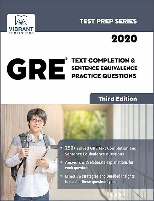 GRE Text Completion and Sentence Equivalence Practice Questions, Vibrant Publishers