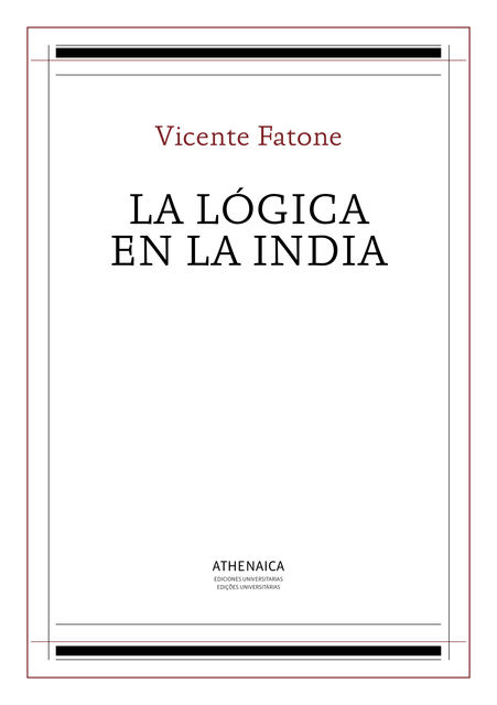 La lógica en la India, Vicente Fatone
