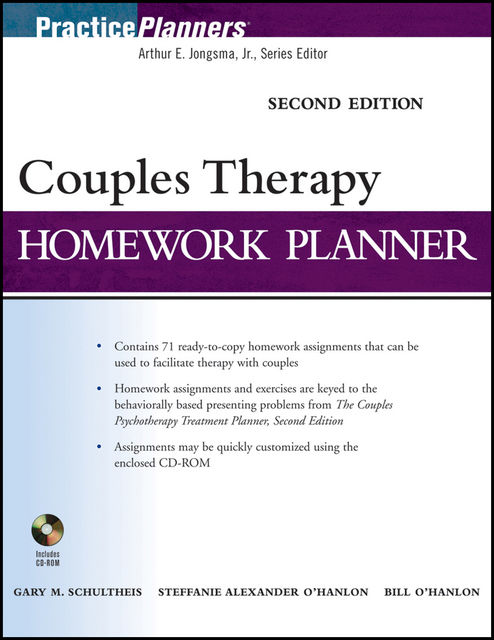 Couples Therapy Homework Planner, Bill O'Hanlon, Gary M.Schultheis, Steffanie Alexander O'Hanlon