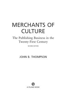 Merchants of Culture, John Thompson