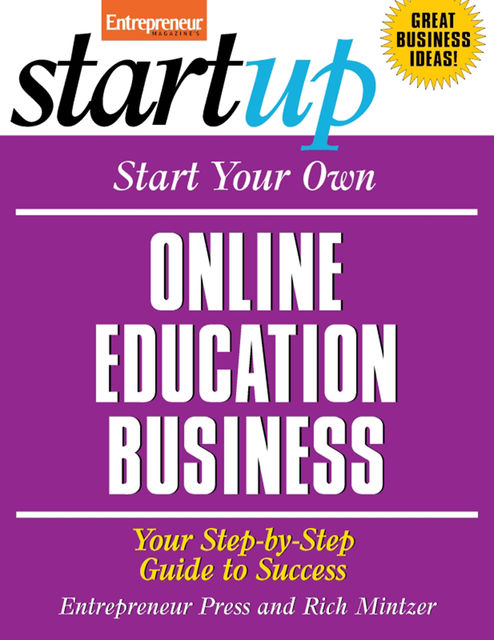 Start Your Own Online Education Business, Entrepreneur Press, Rich Mintzer