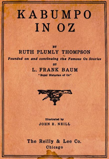 The Illustrated Kabumpo in Oz, Ruth Plumly Thompson