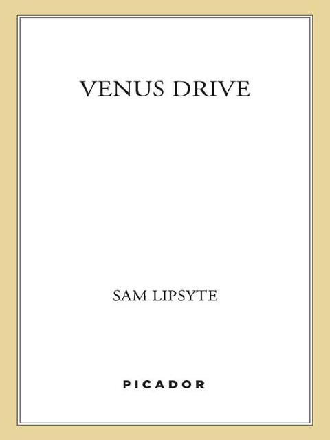 Venus Drive, Sam Lipsyte