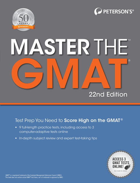 Master the GMAT, 22nd Edition, Peterson's