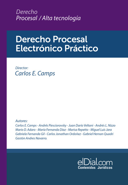 Derecho Procesal Electrónico Práctico, María Díaz, Miguel Jara, Andrés L. Nizzo, Andrés Piesciorovsky, Carlos E. Camps, Carlos Jonathan Ordoñez, Gabriel Hernan Quadri, Gabriela Fernanda Gil, Gastón Andres Navarro, Juan Darío Veltani, Mario D. Adaro, Marisa Repetto