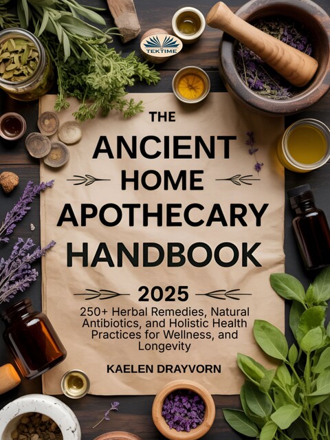 The Ancient Home Apothecary Handbook-250+ Herbal Remedies, Natural Antibiotics, And Holistic Health Practices For Wellness, And Longevity, Kaelen Drayvorn