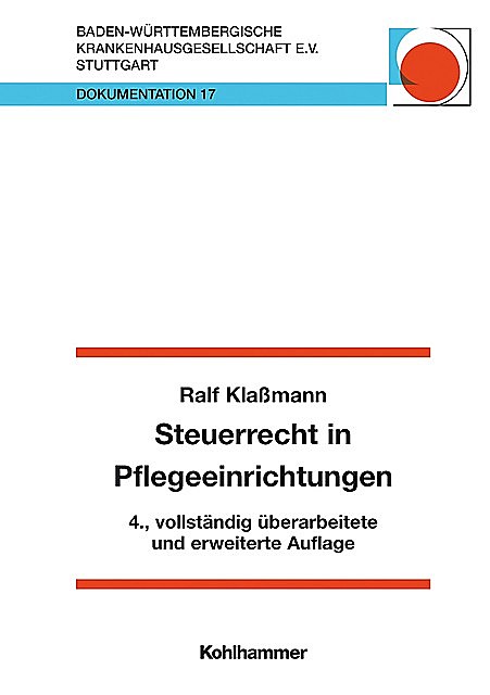 Steuerrecht in Pflegeeinrichtungen, Peter Klaßmann